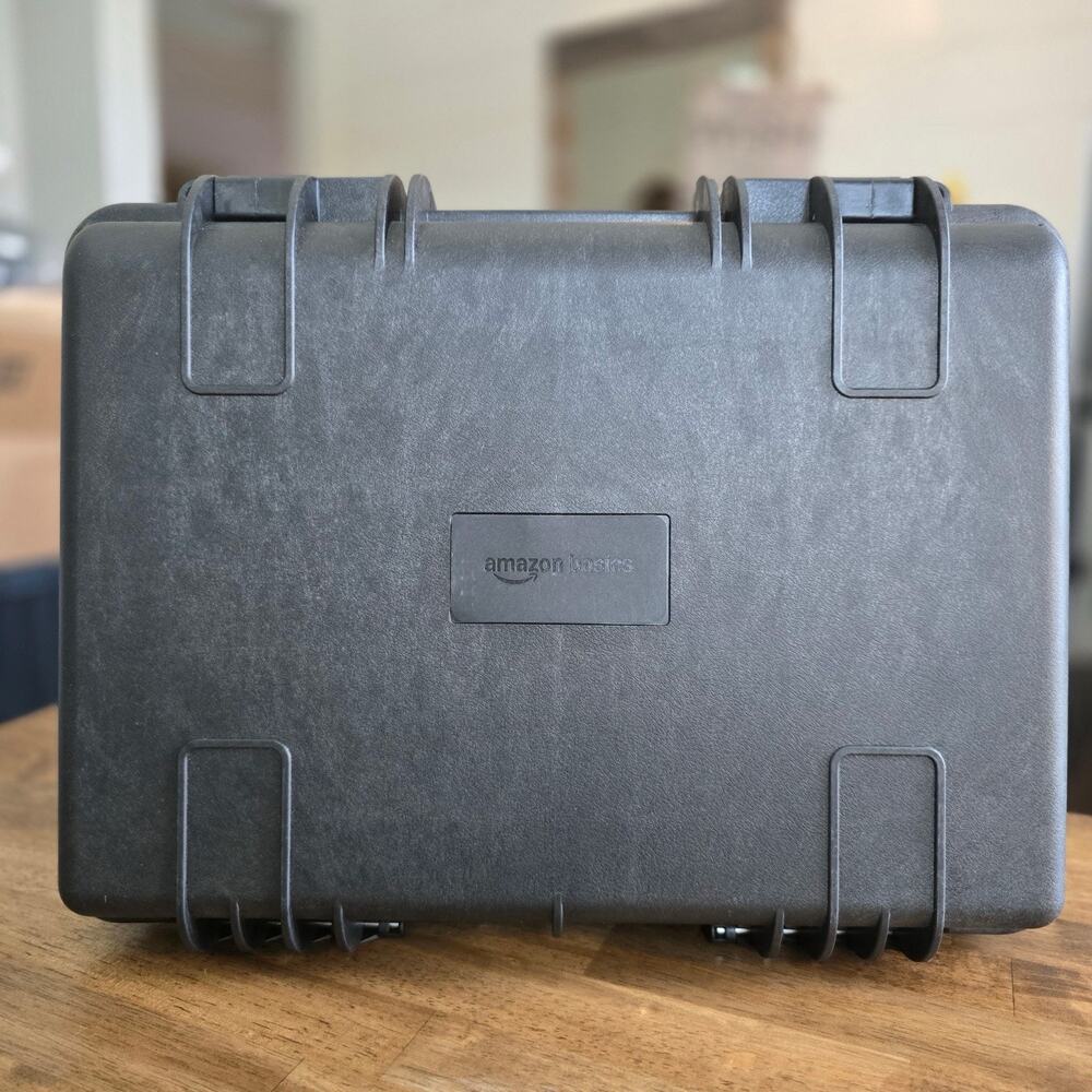 Hard‎ Camera Case, Medium, Black, Solid, 18L x 14W x 6H